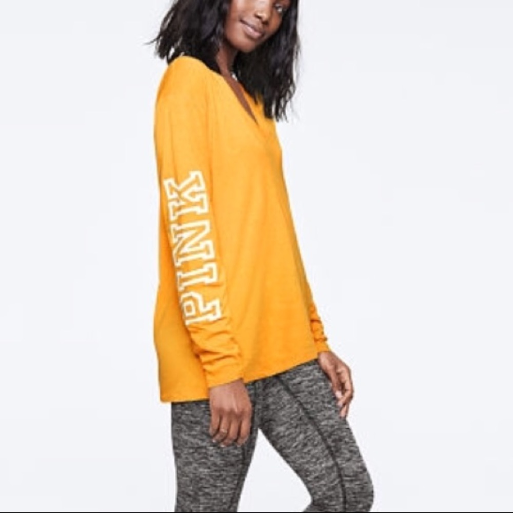 NEW VS PINK long sleeve leggings tee